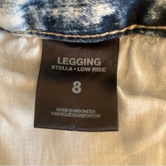 Express Stella Size 8 Legging Low-Rise Vintage Jeans Excellent Condition - Picture 4 of 5